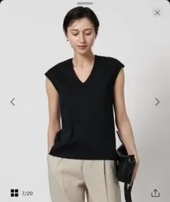 ユナイテッドアローズ Vネックtシャツ コットン100％