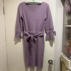 ニットワンピース