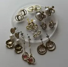 ピアス イヤリング ゴールド まとめ売り 10個 アクセサリー スリーコインズ