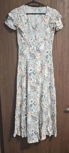 rienda フローラルロングワンピース Sサイズ