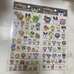 正規品　たまごっち　4サイズステッカー　プチプチおみせっち　2点セット