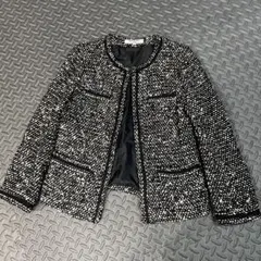 ノーカラージャケット　　ナチュラルビューティーベーシック