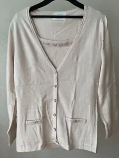 anySiS ピンク カーディガンアンサンブル