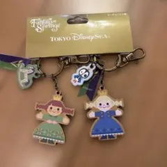 ディズニーシー ファンタジースプリングス アナと雪の女王 キーチェーン2個のサムネイル