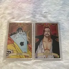 ワンピース ステータスカードコレクション ジンベエ シャンクス