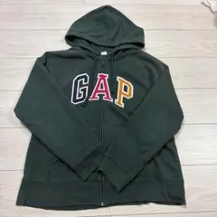 old gap GAP パーカー ダークグリーン L