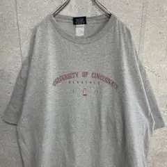 JAN SPORT シンシナティ大学チームロゴ　ビックサイズグレーTシャツ3XLのサムネイル