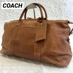 良品✨OLD COACH オールドコーチ レザー ボストンバッグ ブラウン チャ