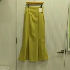 GRL 　ハイウエストマーメイドツイルスカートrut850　未使用タグ付き！