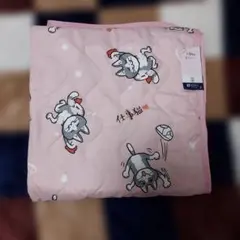 未使用タグ付き　仕事猫　敷きパッド　シングル　100×205cm