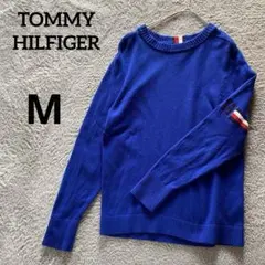 トミーヒルフィガー　TOMMY HILFIGER 長袖ニット Mサイズ ブルーのサムネイル