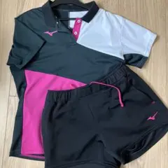 Mizuno ポロシャツとショートパンツ セット女性L