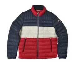 新品タグ付　TOMMY HILFIGER パッカブル ダウンジャケット US Mのサムネイル