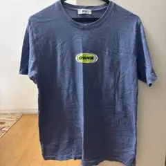 WEGO CHANGEロゴ 半袖Tシャツ ブルー M