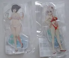 あやかしトライアングル　風巻祭里　花奏すず　水着　アクリルスタンド