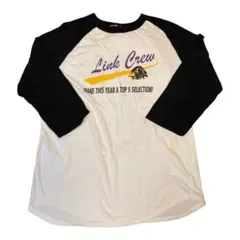 L/古着　7分袖　ビンテージ　ラグランTシャツ