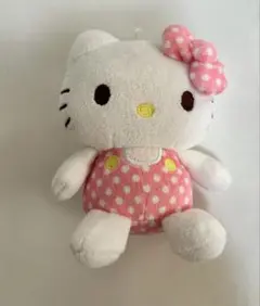 ハローキティ ぬいぐるみ ピンク水玉