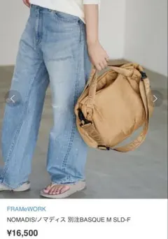 FRAMeWORK/NOMADIS/ノマディス 別注 ショルダーバッグ(未使用)