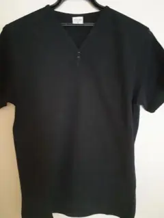 【クリーニング済】メンズ　BLUE LABEL 黒 Vネック Tシャツ M