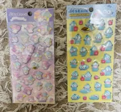 サンリオ　DAISOぷくっとシール　キキララ　ハンギョドン