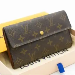ルイヴィトン モノグラム ポルト トレゾール インターナショナル 長