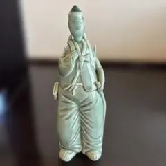 青磁 子供 陶器 置物 韓国 民族衣装 工芸 美術品 遺品整理 生前整理