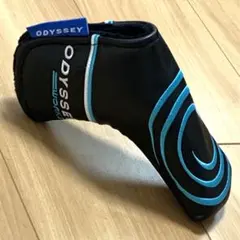 ★オデッセイ　Worksピン型パターカバー　black×blue★