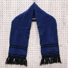 平成レトロ スポーツ 古着小物 NIKE ボーダー装飾 フリンジニットマフラー