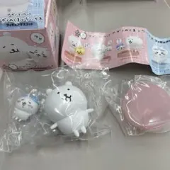 ナガノのくま×ちいかわ フィギュアマスコット ハチワレとなかよし