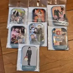 〇32【7枚セット】SPY×FAMILY スクエア缶バッジ スパイファミリー