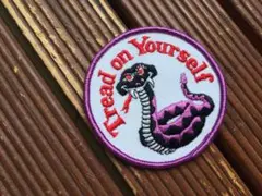 【70's Tread on Yourself ワッペン】ビンテージ