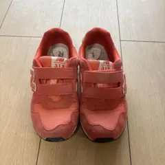 New Balance 313 ピンクスニーカー19.5㎝