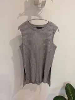 INGNI グレー ノースリーブ トップス