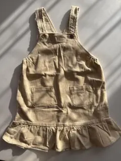 フタフタ　コーデュロイ　ジャンスカ　しまむら　西松屋　プティマイン