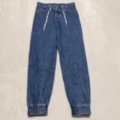 美品 LEVI'S 501 ジョガーデニム ビッグE ドローコード ボタンフライ