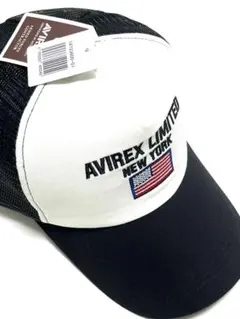 AVIREX メッシュキャップ　LIMITED NY ホワイト✖️ブラックのサムネイル