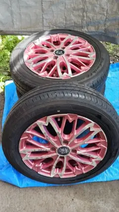 15インチ 和道 桜 165/65R15 横浜 BluEarth 2023バリ山のサムネイル