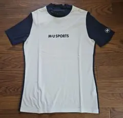 M・U SPORTS 半袖シャツ 38サイズ ホワイト/ネイビーのサムネイル
