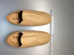 ZUM ZEJ25-G ジャズシューズ　牛革ゴム底　ベージュ　23cmのサムネイル