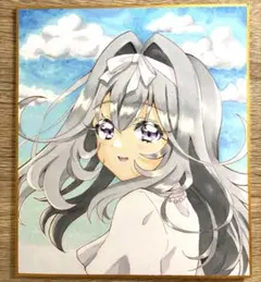 オリジナル 手描きイラスト 天使の女の子 - メルカリ
