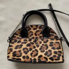 【Zara】ヒョウ柄ミニショルダーバッグ