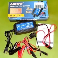 ADPOW スマートバッテリーチャージャー DC12V 5A 15-120Ah用のサムネイル