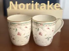 ノリタケ　マグベアーセット　花更紗