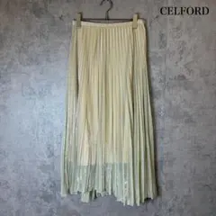 CELFORD ダブルプリーツスカート　定価25920 日本製 N3826のサムネイル