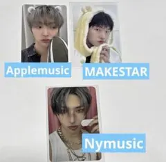ATEEZ ミンギ Applemusic MAKESTAR Nymusic 3枚