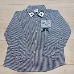 ストライプ柄 長袖シャツ 120cm