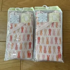UNIQLO ベビー肌着 JOY PRINT 70cm 2枚セット