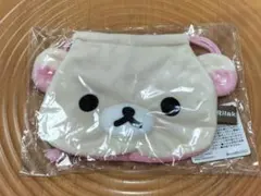 リラックマ　コリラックマ フェイス巾着　ぬいぐるみ巾着　ポーチ　24時間以内発送
