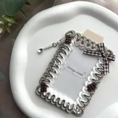 【B品】トレカケース チョコ　バレンタイン　ホイップデコ ハンドメイド