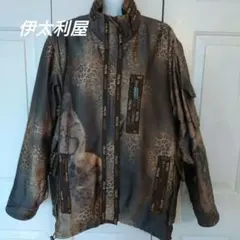 【土日限定お値下げ中】伊太利屋　裏起毛 ジップアップジャケット ゆったりサイズ